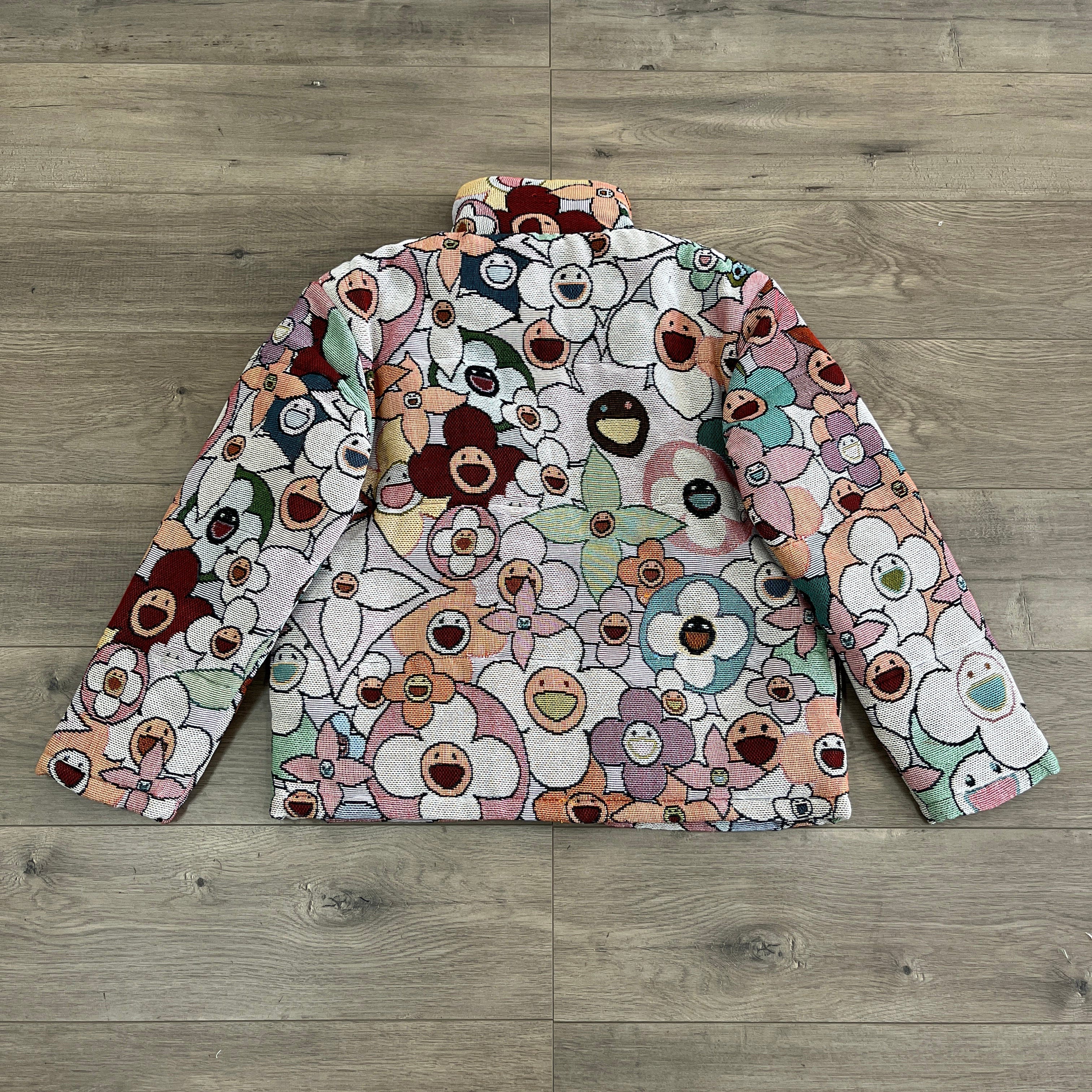 RDMCLOTHINGART tapestry hoodie FLOWER TAPESTRY COAT