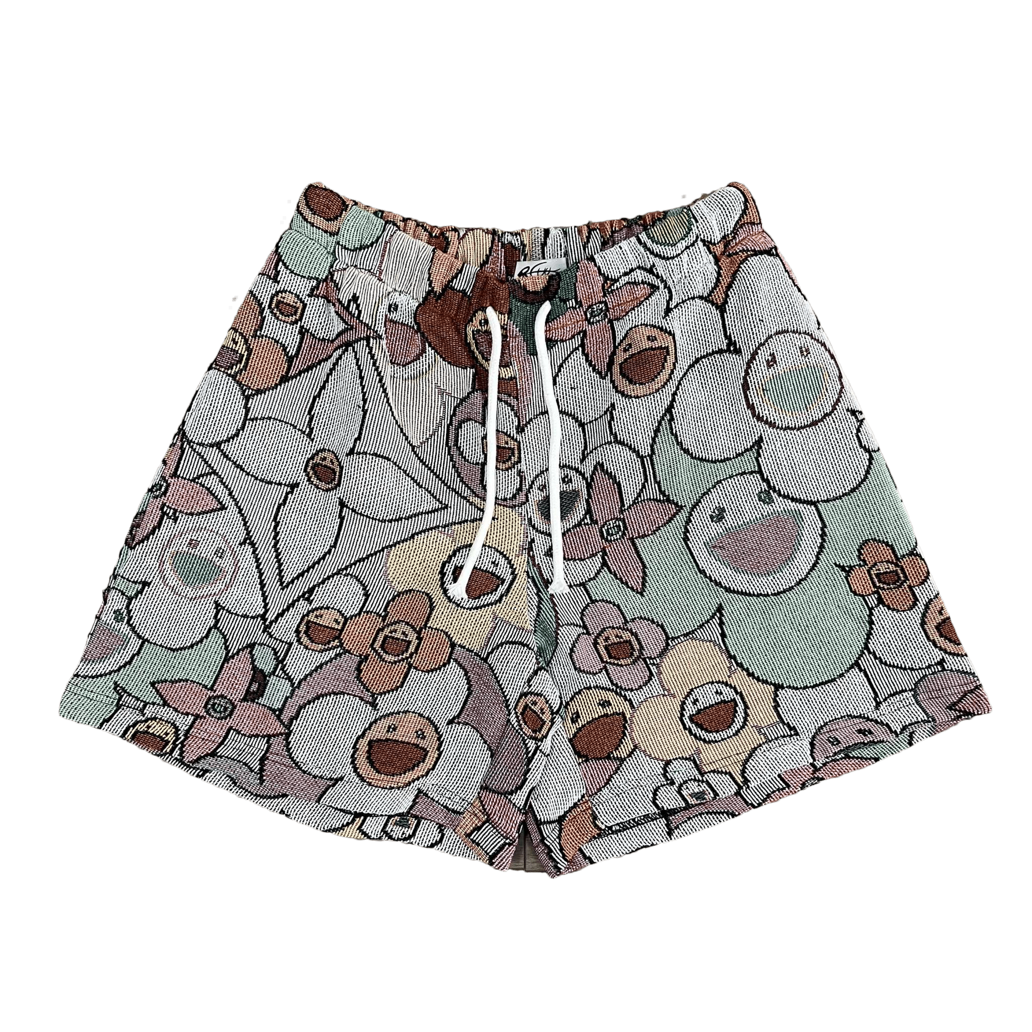 FLOWER TAPESTRY SHORT - RDMCLOTHINGART