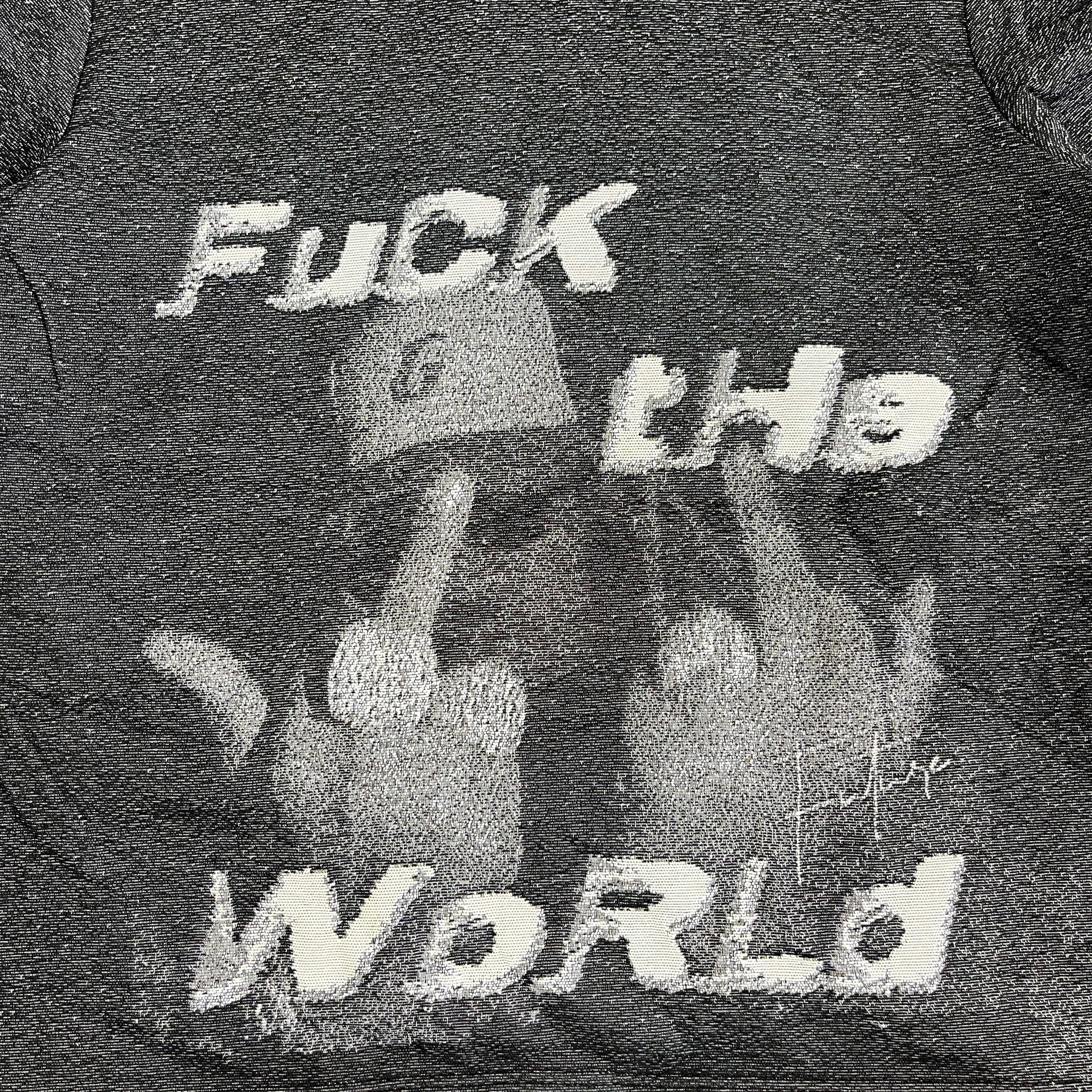 RDMCLOTHINGART tapestry hoodie FXXK THE WORLD TAPESTRY HOODIE