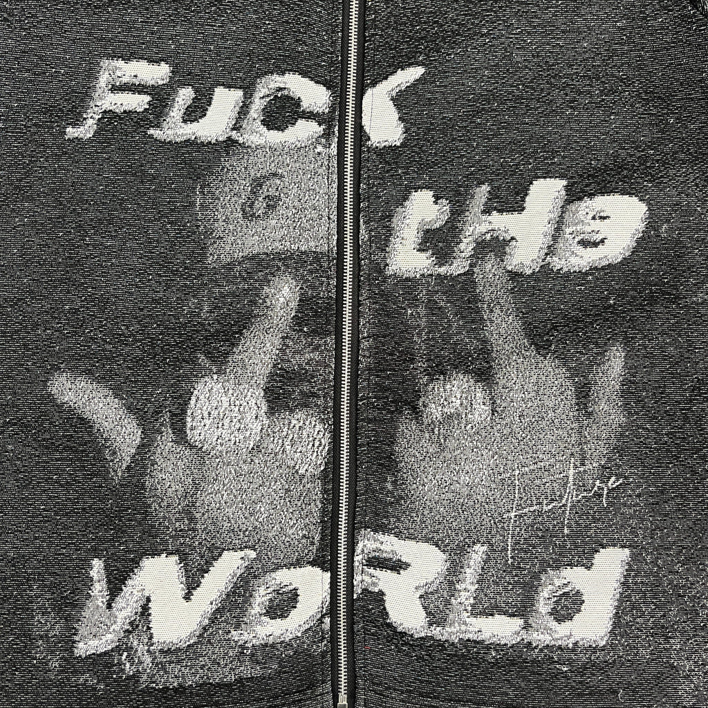 RDMCLOTHINGART tapestry hoodie FXXK THE WORLD TAPESTRY TEE