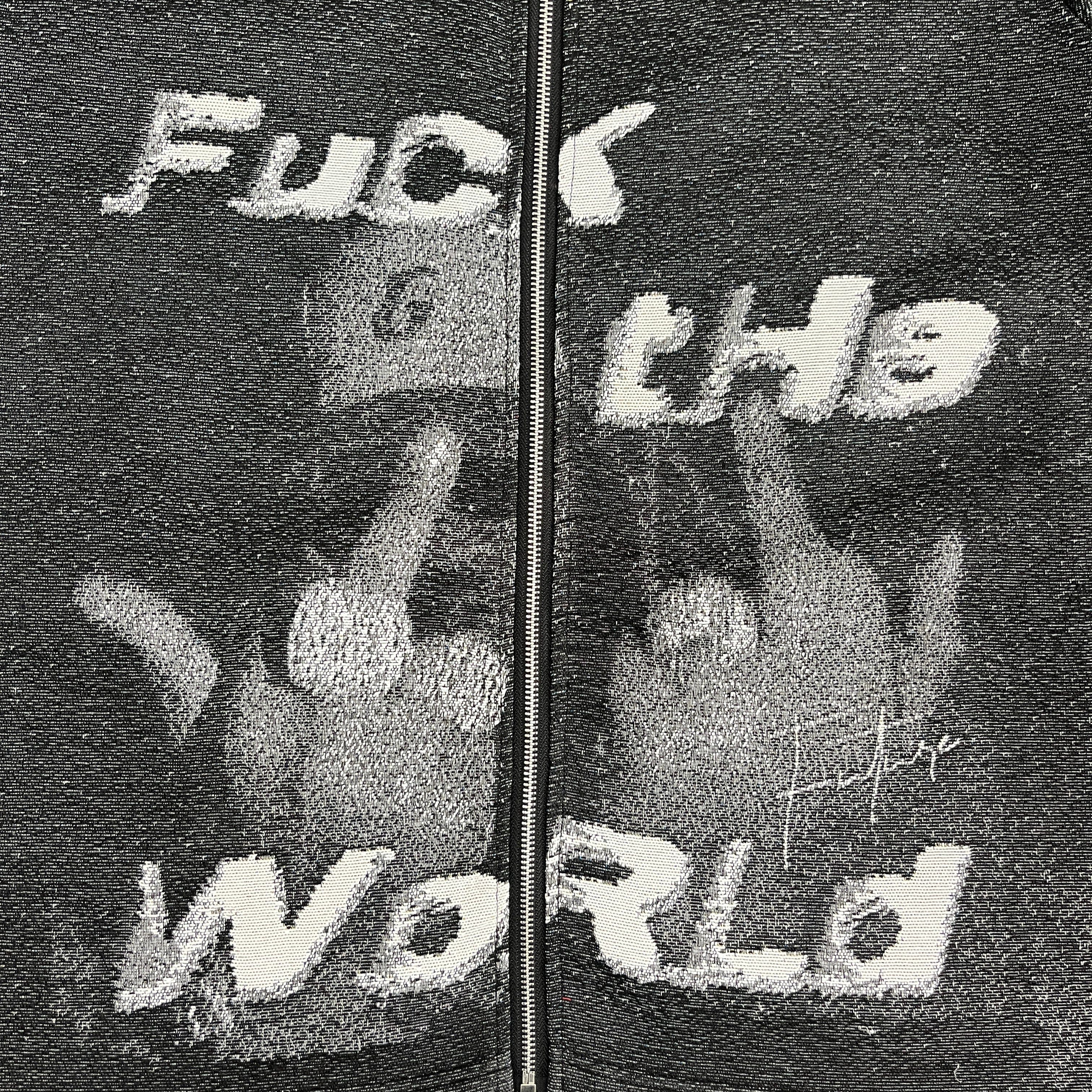 RDMCLOTHINGART tapestry hoodie FXXK THE WORLD TAPESTRY TEE