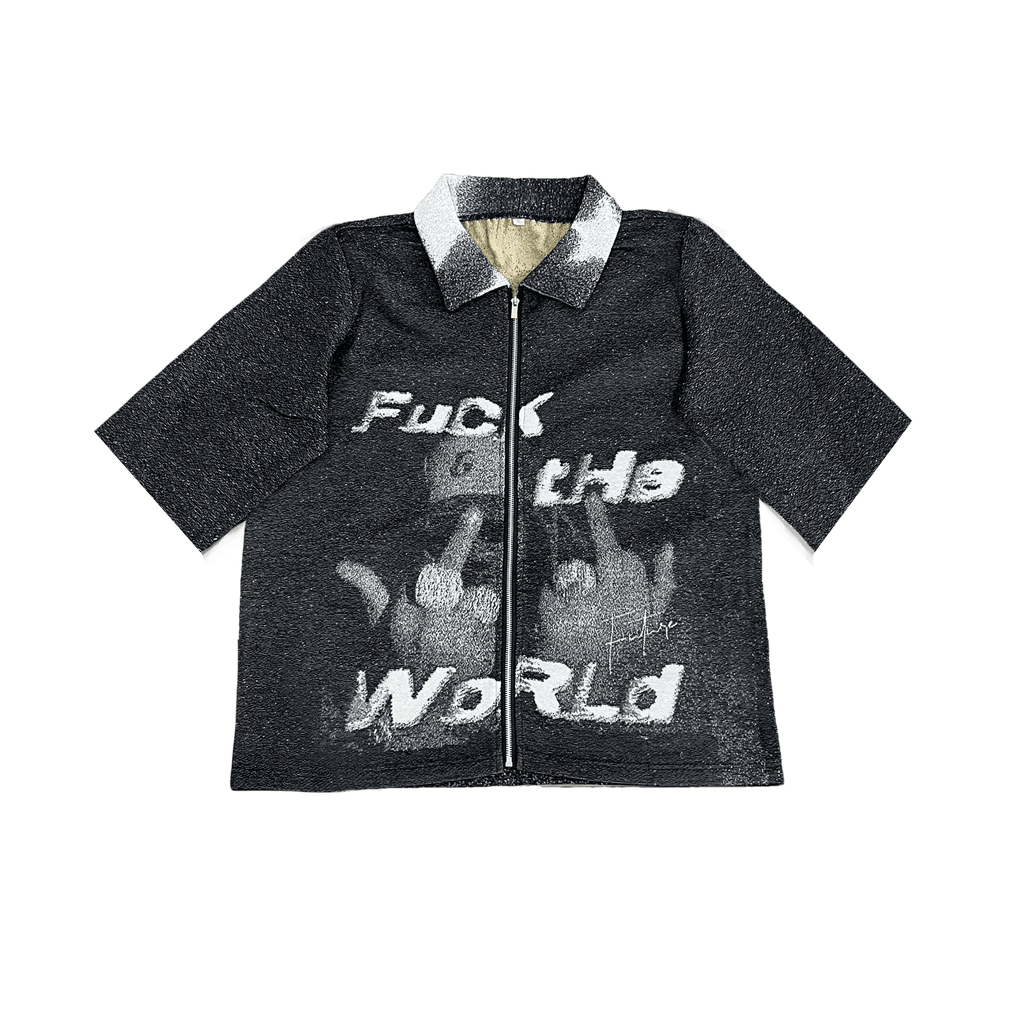 RDMCLOTHINGART tapestry hoodie FXXK THE WORLD TAPESTRY TEE