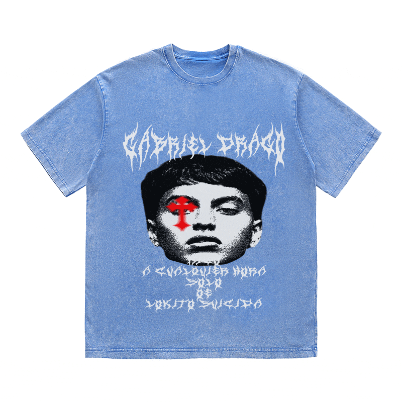 RDMCLOTHINGART tapestry hoodie GABRIEL DRAGO HEAVY WEIGHT COTTON TEE-8903