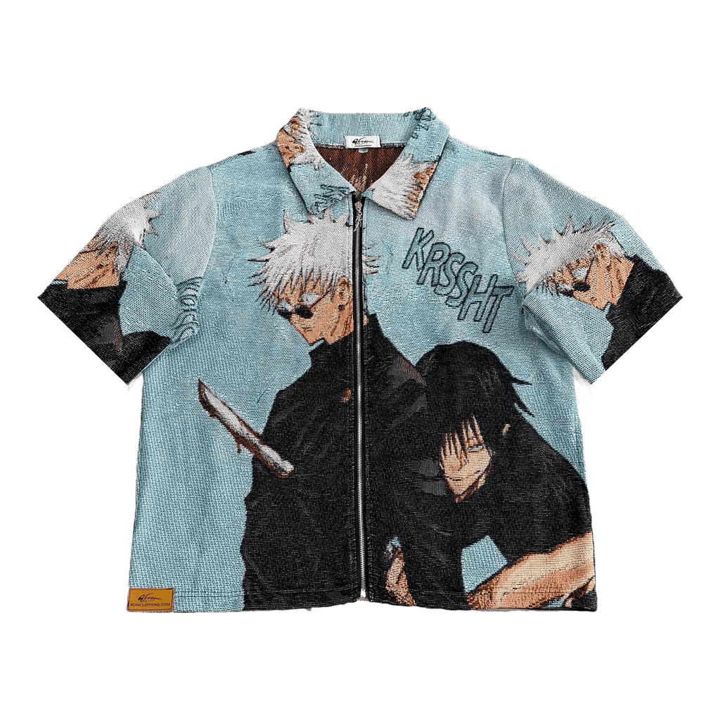 RDMCLOTHINGART tapestry hoodie GOJO VS TOJI TAPESTRY TEE-98327
