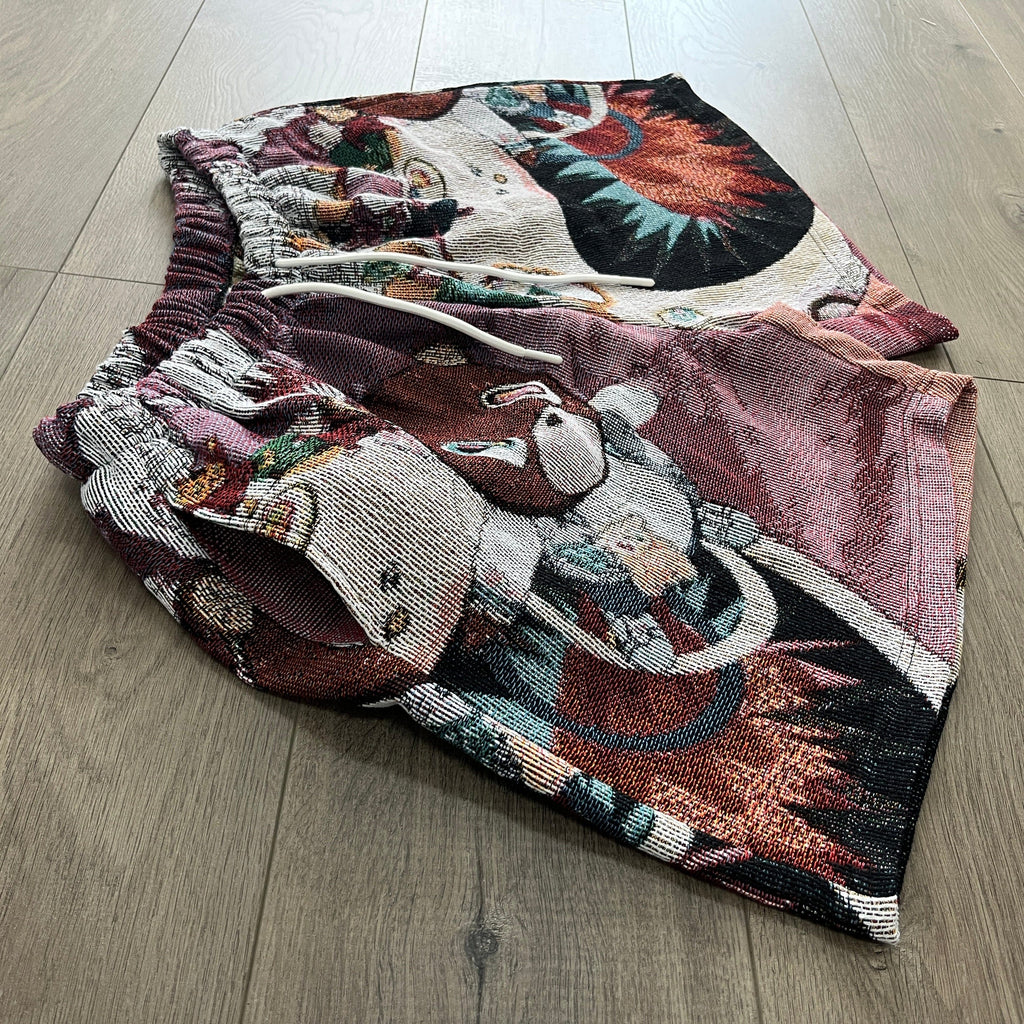 RDMCLOTHINGART tapestry hoodie GRADUATION TAPESTRY SHORTS