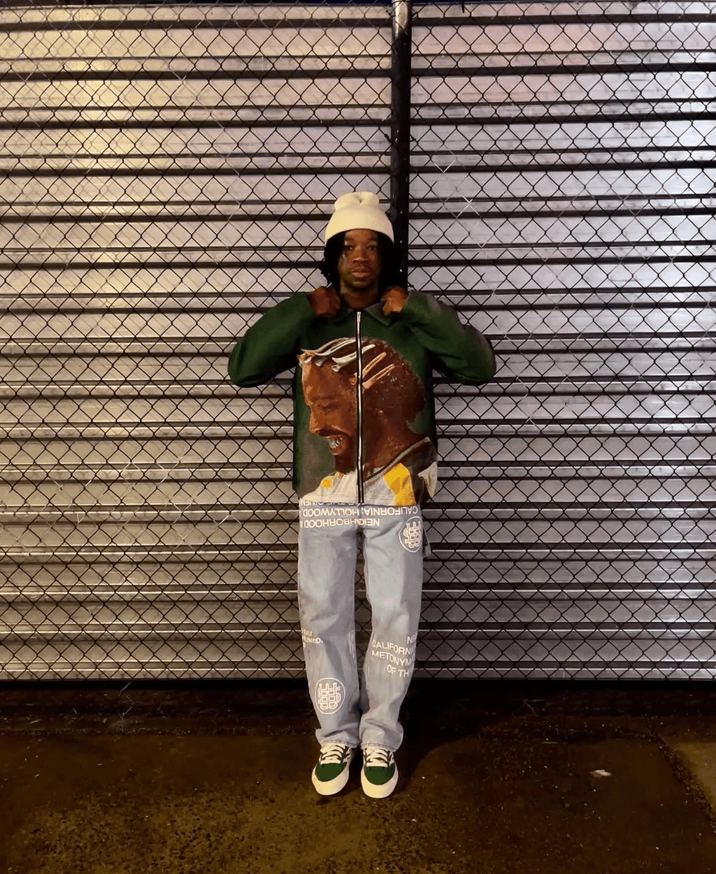 RDMCLOTHINGART tapestry hoodie GREEN DRAKE TAPESTRY JACKET