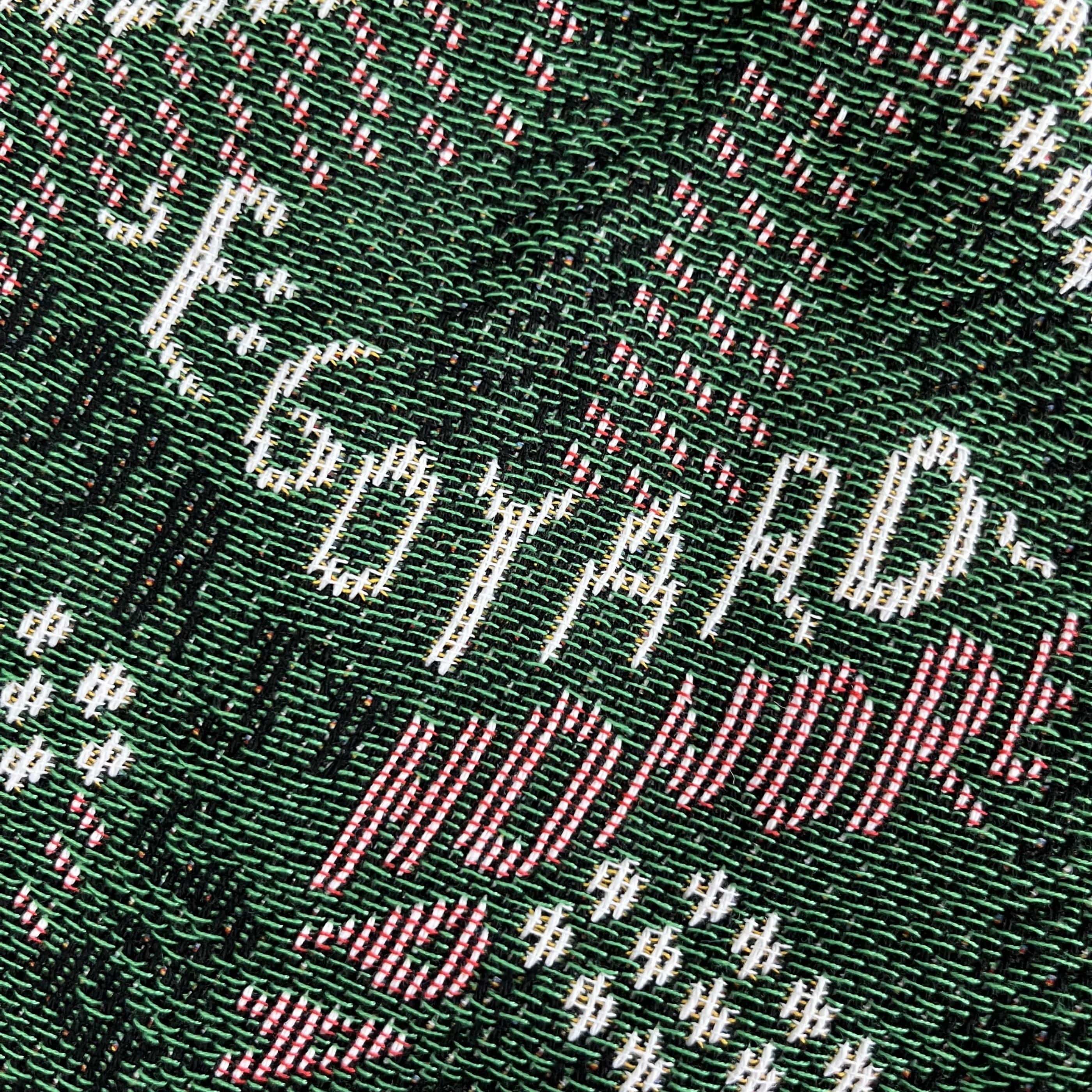 GREEN GY TAPESTRY SHORTS - RDMCLOTHINGART