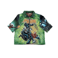 RDMCLOTHINGART tapestry hoodie GREEN SPIDER TAPESTRY TEE