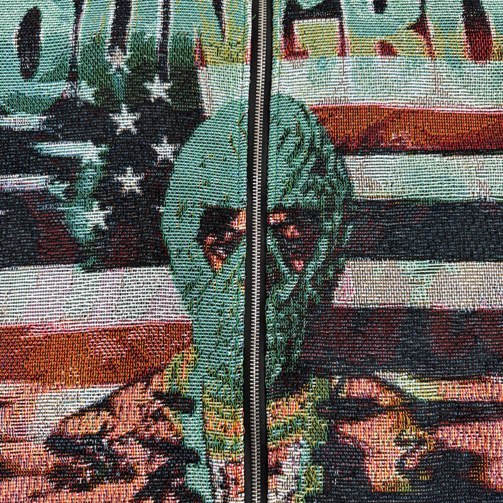 RDMCLOTHINGART tapestry hoodie GREEN YOUNGBOY TAPESTRY TEE-98374