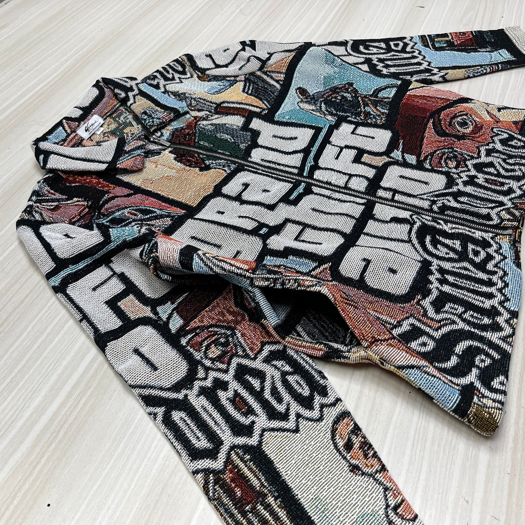 RDMCLOTHINGART tapestry hoodie GTA TAPESTRY JACKET