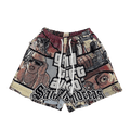GTA TAPESTRY SHORTS - RDMCLOTHINGART