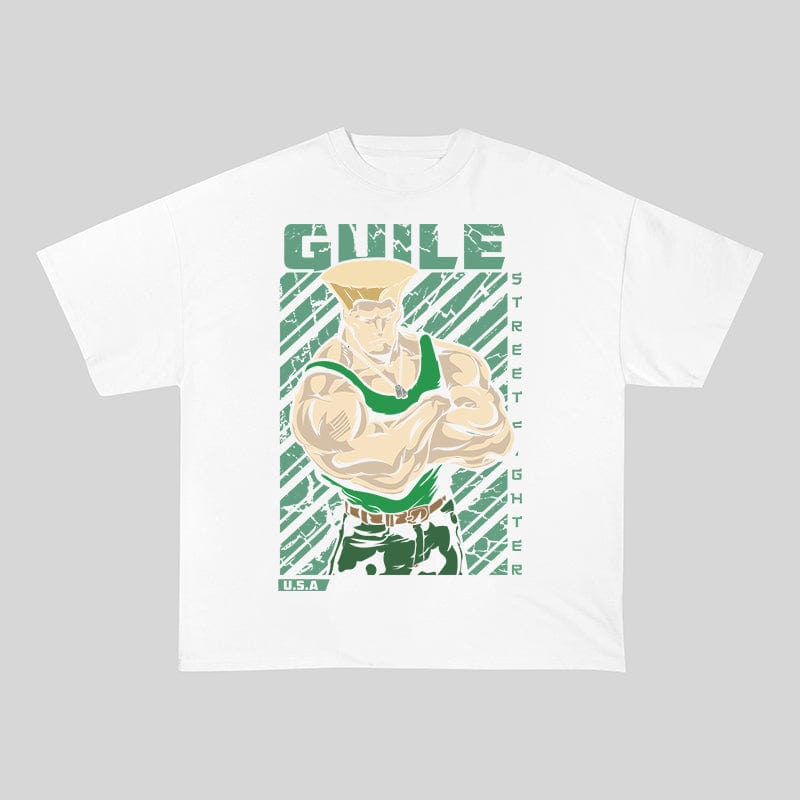 RDMCLOTHINGART tapestry hoodie GUILE HEAVY COTTON TEES-9426