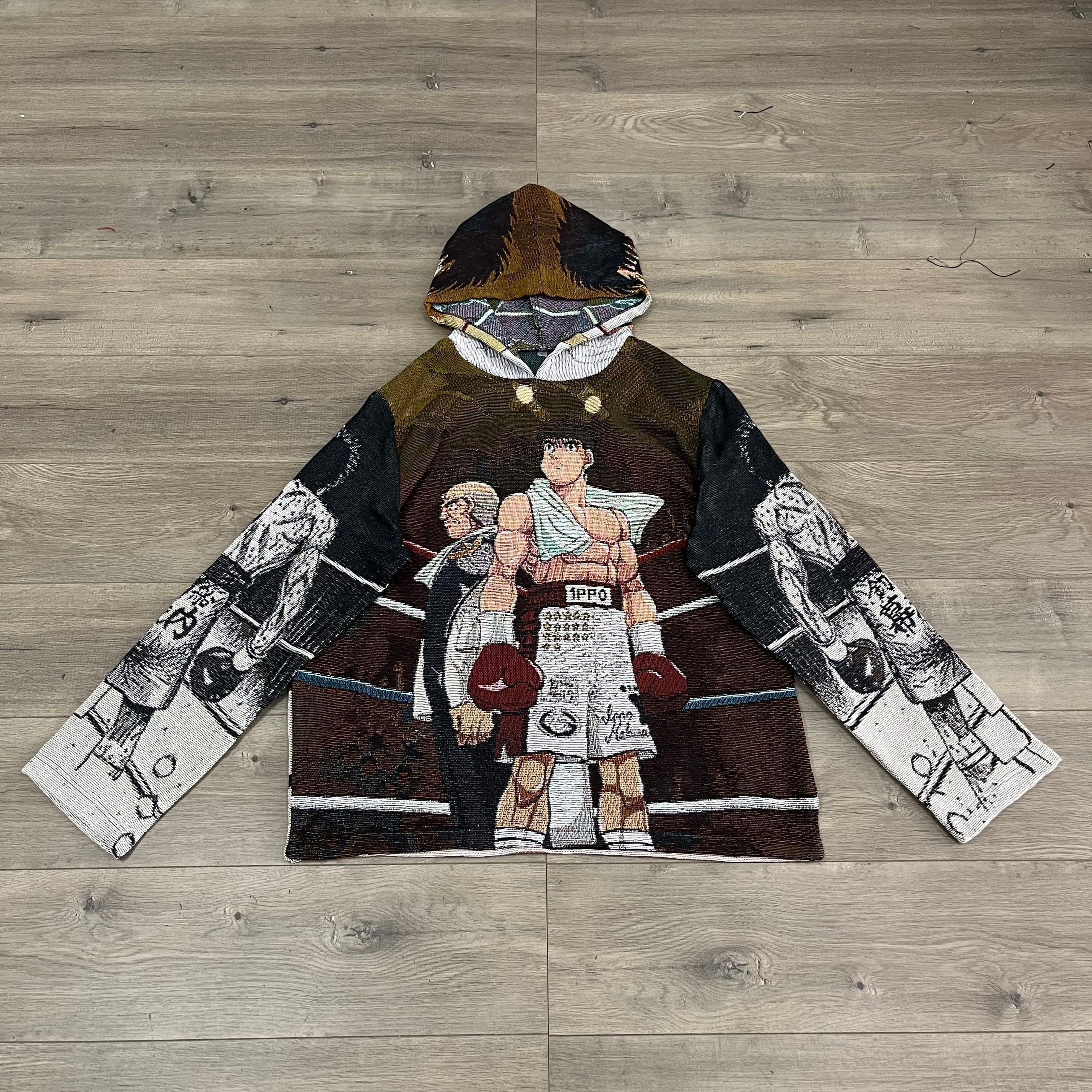 RDMCLOTHINGART tapestry hoodie HAJIME NO IPPO TAPESTRY HOODIE