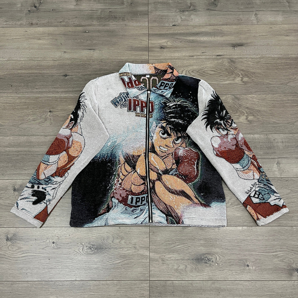 RDMCLOTHINGART tapestry hoodie HAJIME NO IPPO V2 TAPESTRY JACKET