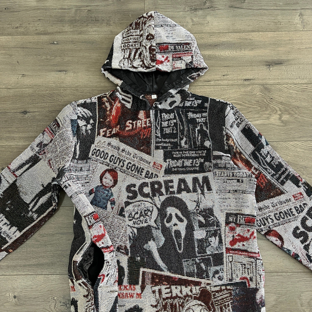 RDMCLOTHINGART tapestry hoodie HALLOWEEN V3 TAPESTRY HOODIE