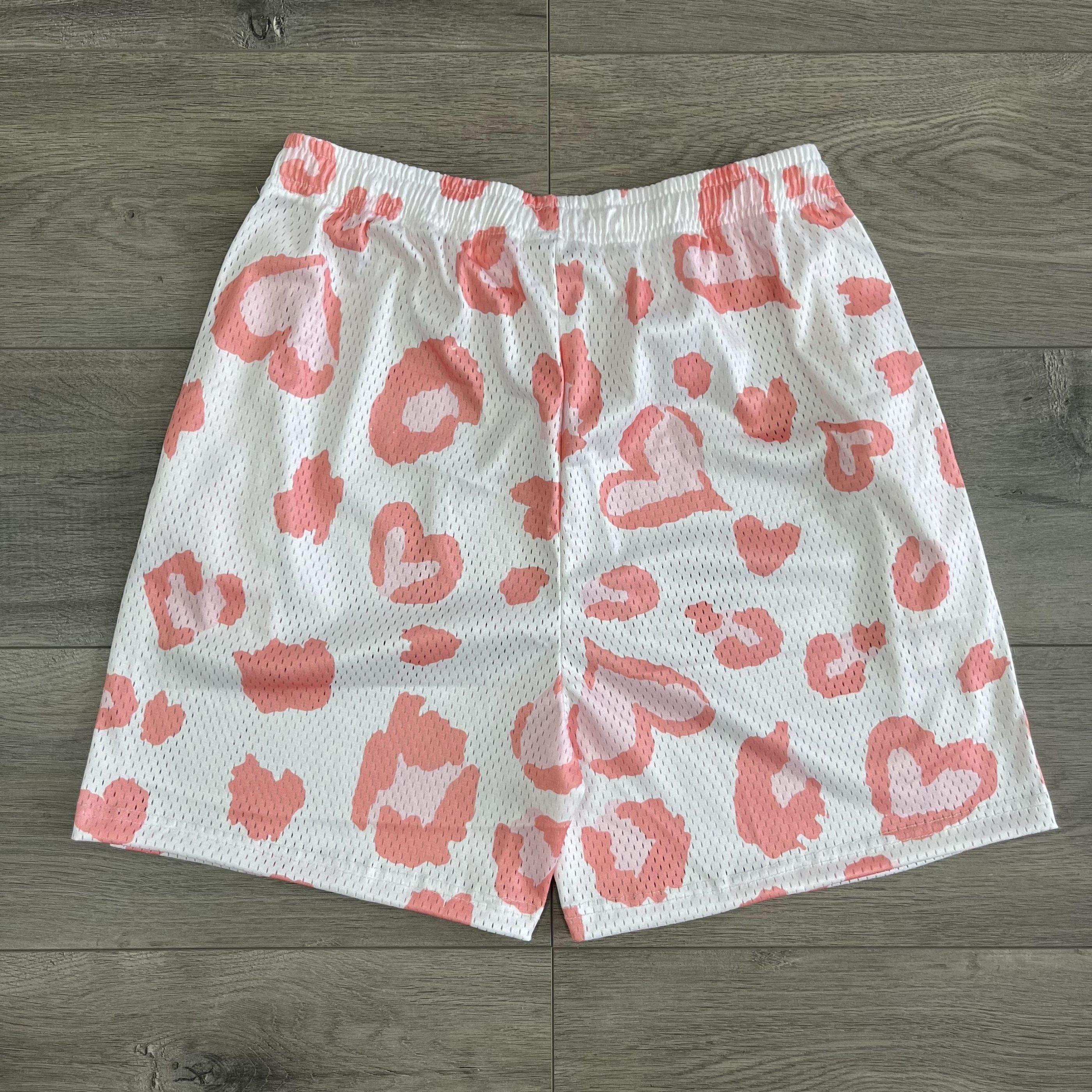 HEART MESH SHORTS-8618 - RDMCLOTHINGART