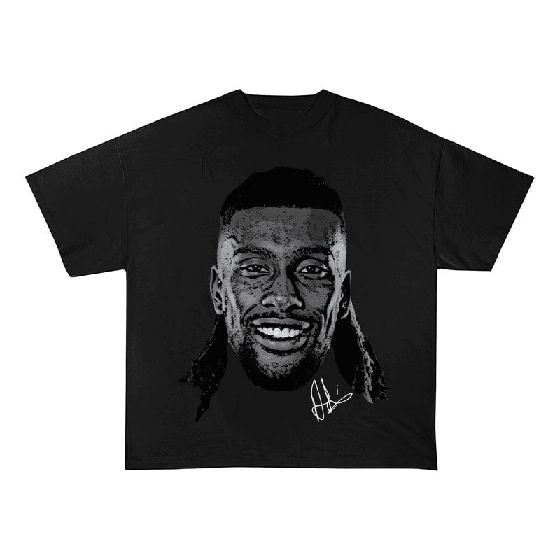 RDMCLOTHINGART tapestry hoodie IWOBI HEAVY COTTON TEES-9578