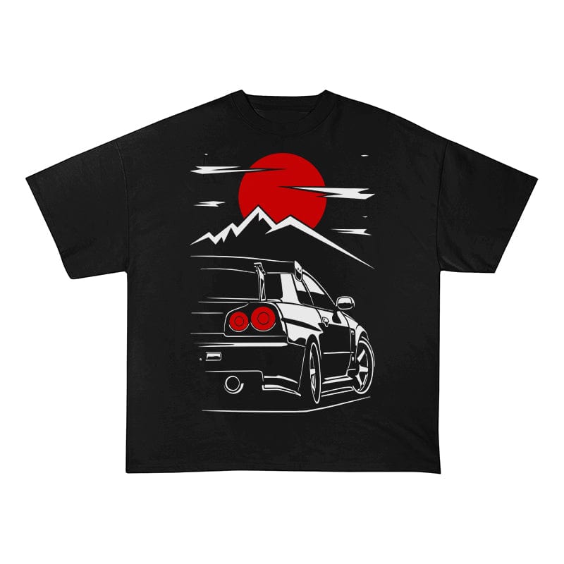 RDMCLOTHINGART tapestry hoodie JDM HEAVY COTTON TEES-9357