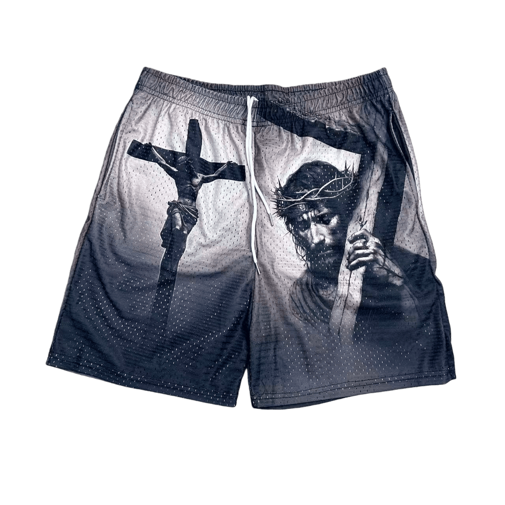 RDMCLOTHINGART tapestry hoodie JESUS V3-8752