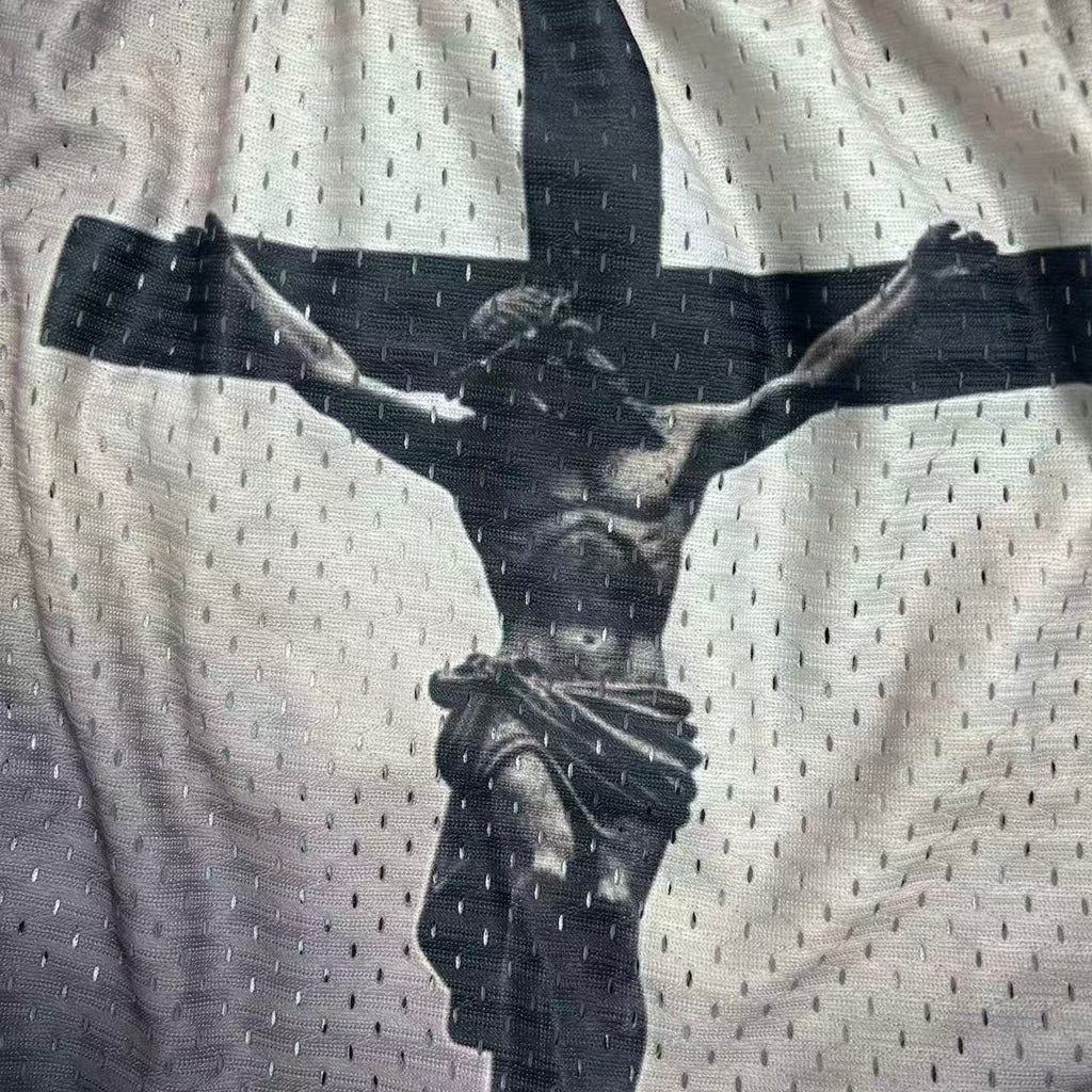 RDMCLOTHINGART tapestry hoodie JESUS V3-8752