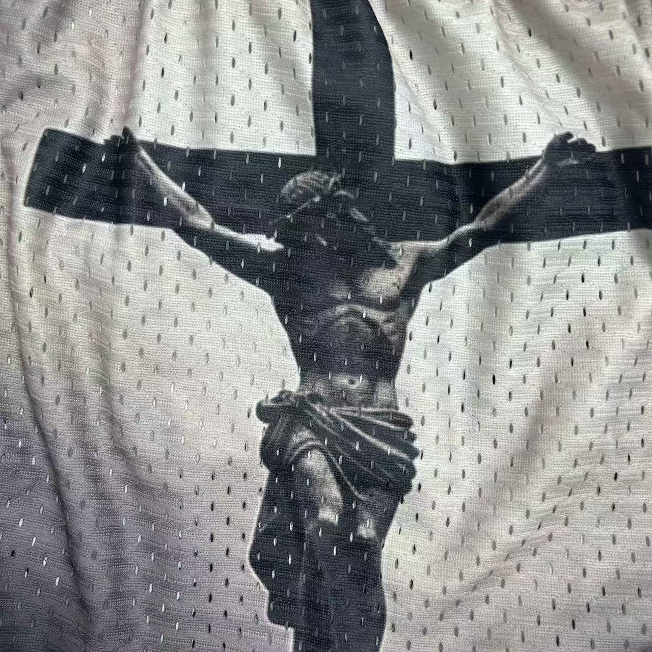 RDMCLOTHINGART tapestry hoodie JESUS V3-8752