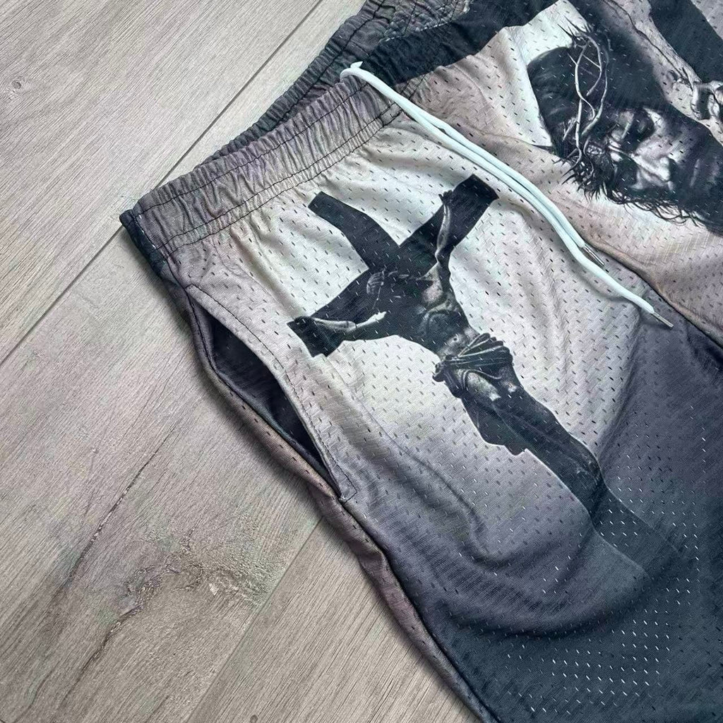 RDMCLOTHINGART tapestry hoodie JESUS V3-8752
