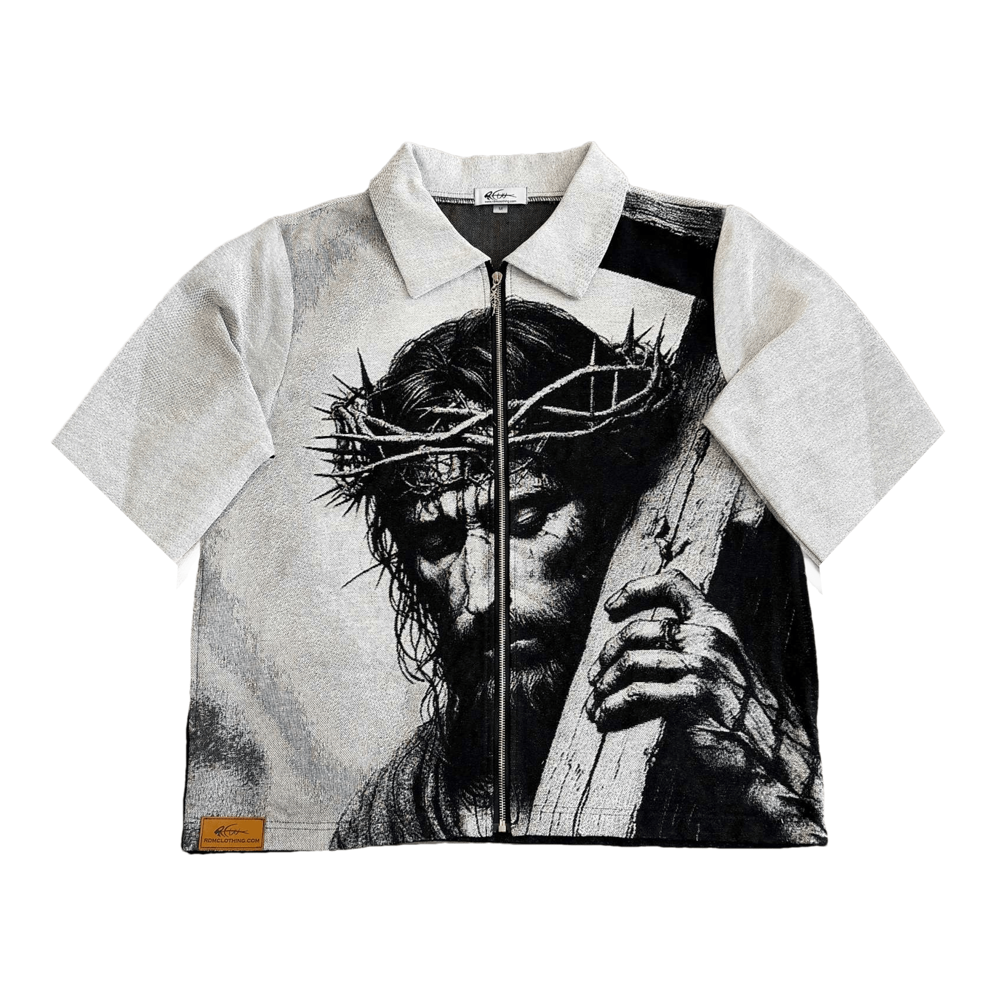RDMCLOTHINGART tapestry hoodie JESUS V3 TAPESTRY TEE-98309