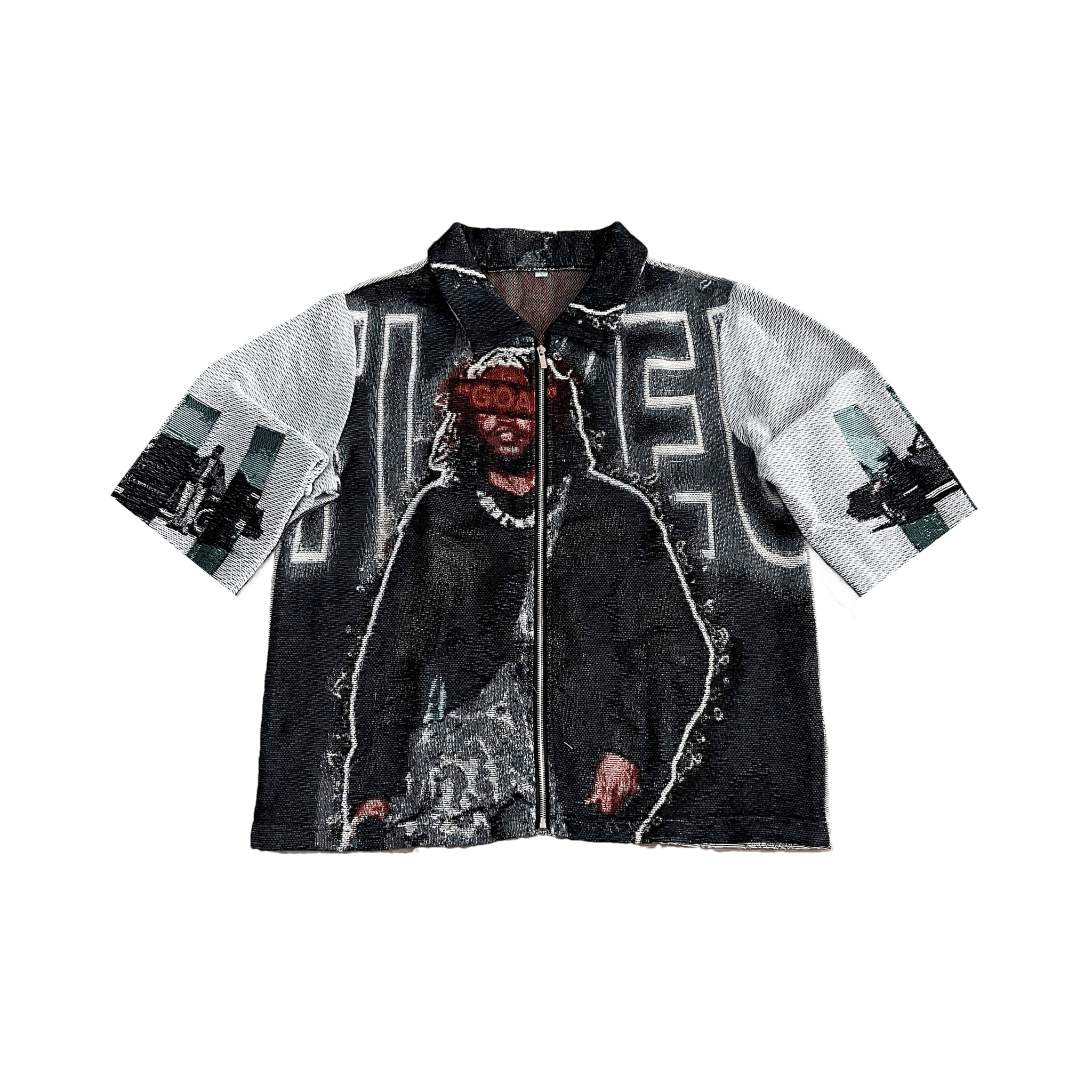 RDMCLOTHINGART tapestry hoodie KENDRICK TAPESTRY TEE