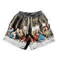 LAST DINNER TAPESTRY SHORT - RDMCLOTHINGART