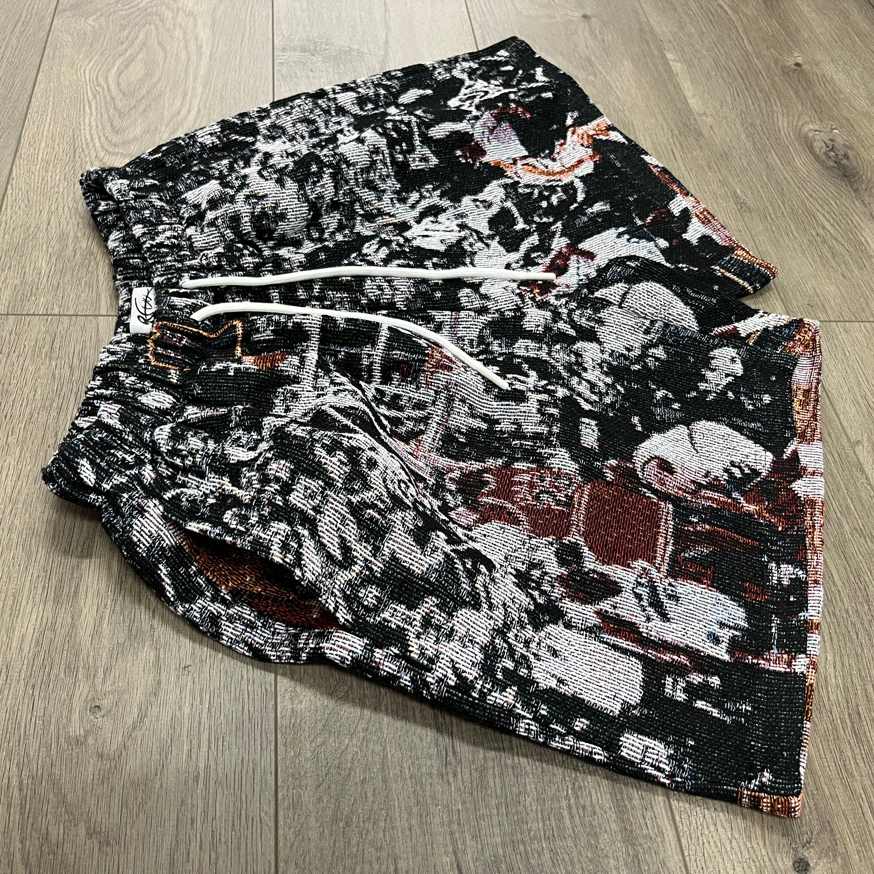 RDMCLOTHINGART tapestry hoodie LAST SHOT TAPESTRY SHORTS