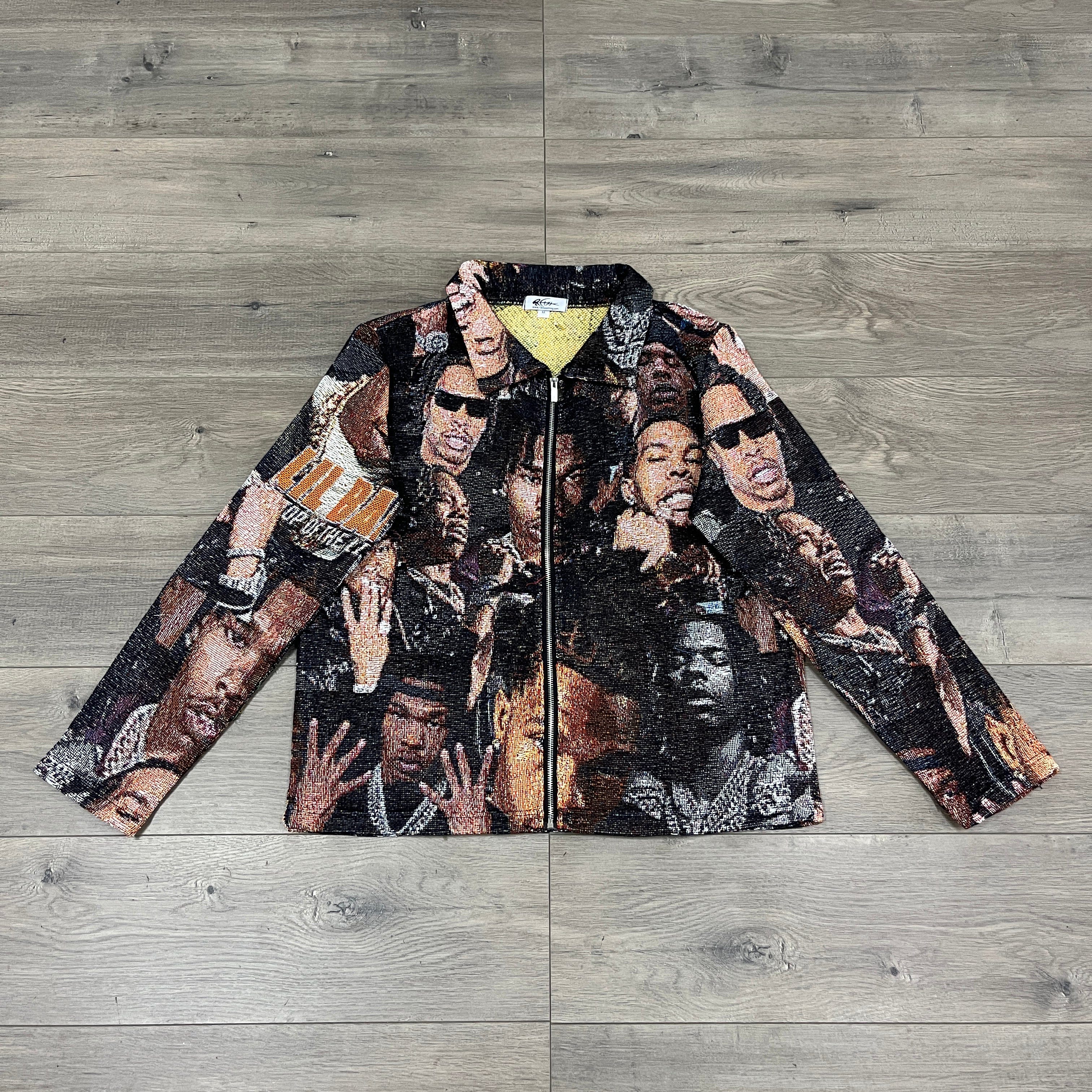 RDMCLOTHINGART tapestry hoodie LILBABY  TAPESTRY JACKET