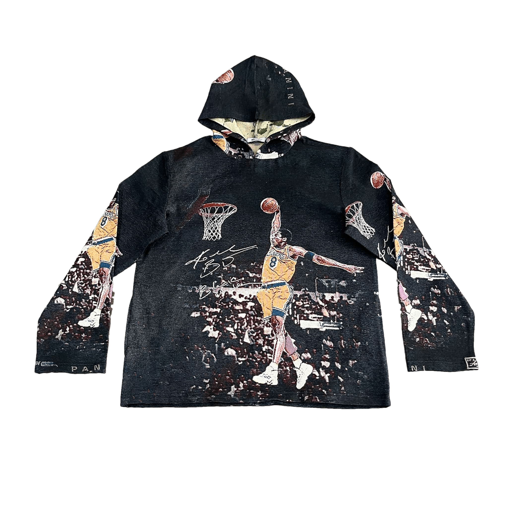 RDMCLOTHINGART tapestry hoodie MANBA DUNK TAPESTRY HOODIE