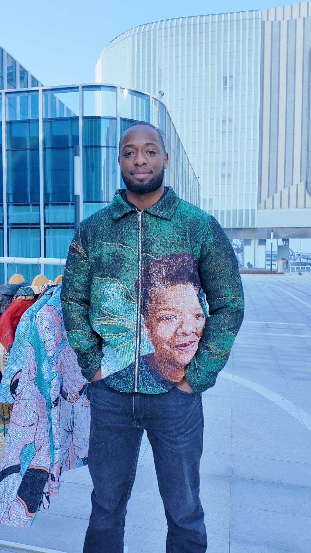 RDMCLOTHINGART tapestry hoodie MAYA TAPESTRY JACKET