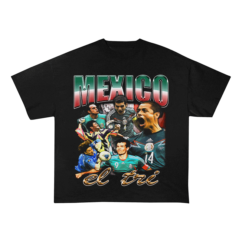 RDMCLOTHINGART tapestry hoodie MEXICO HEAVY WEIGHT COTTON TEE-8975