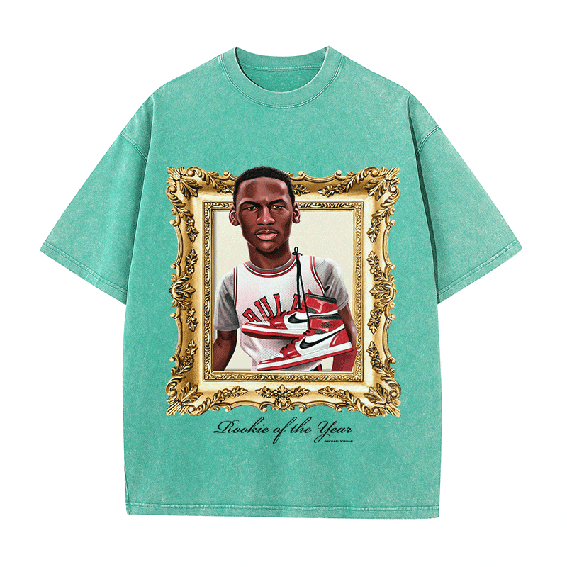RDMCLOTHINGART tapestry hoodie MJ HEAVY WEIGHT COTTON TEE-9046
