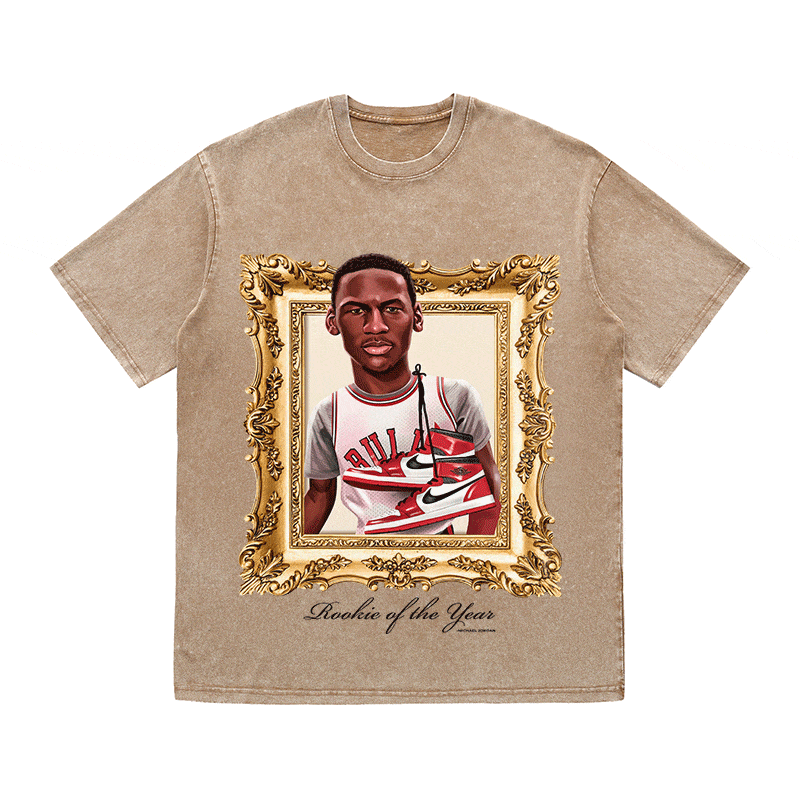 RDMCLOTHINGART tapestry hoodie MJ HEAVY WEIGHT COTTON TEE-9046