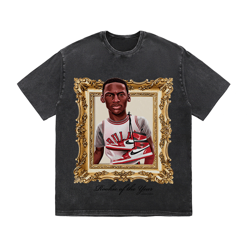 RDMCLOTHINGART tapestry hoodie MJ HEAVY WEIGHT COTTON TEE-9046