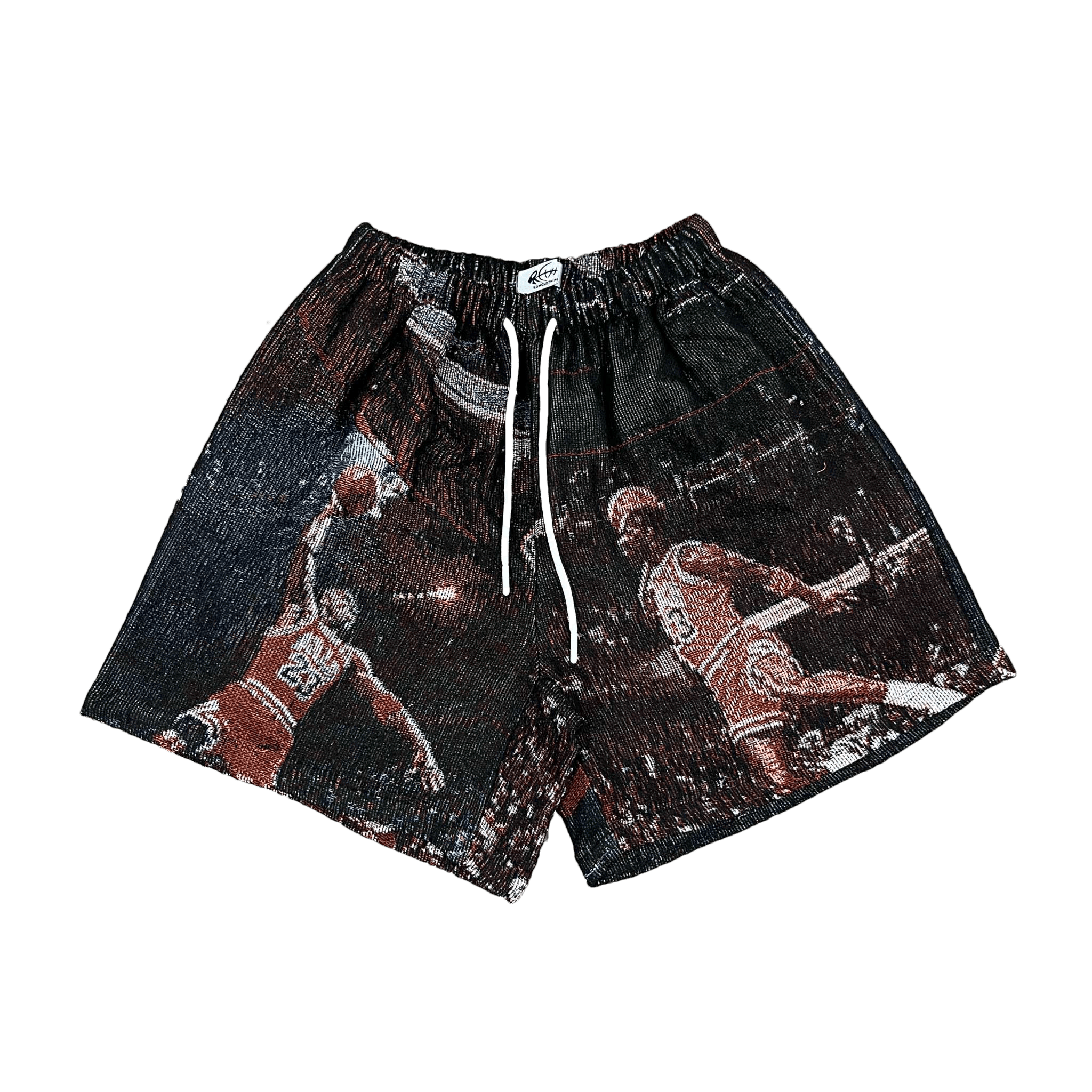 RDMCLOTHINGART tapestry hoodie MJ TAPESTRY SHORTS