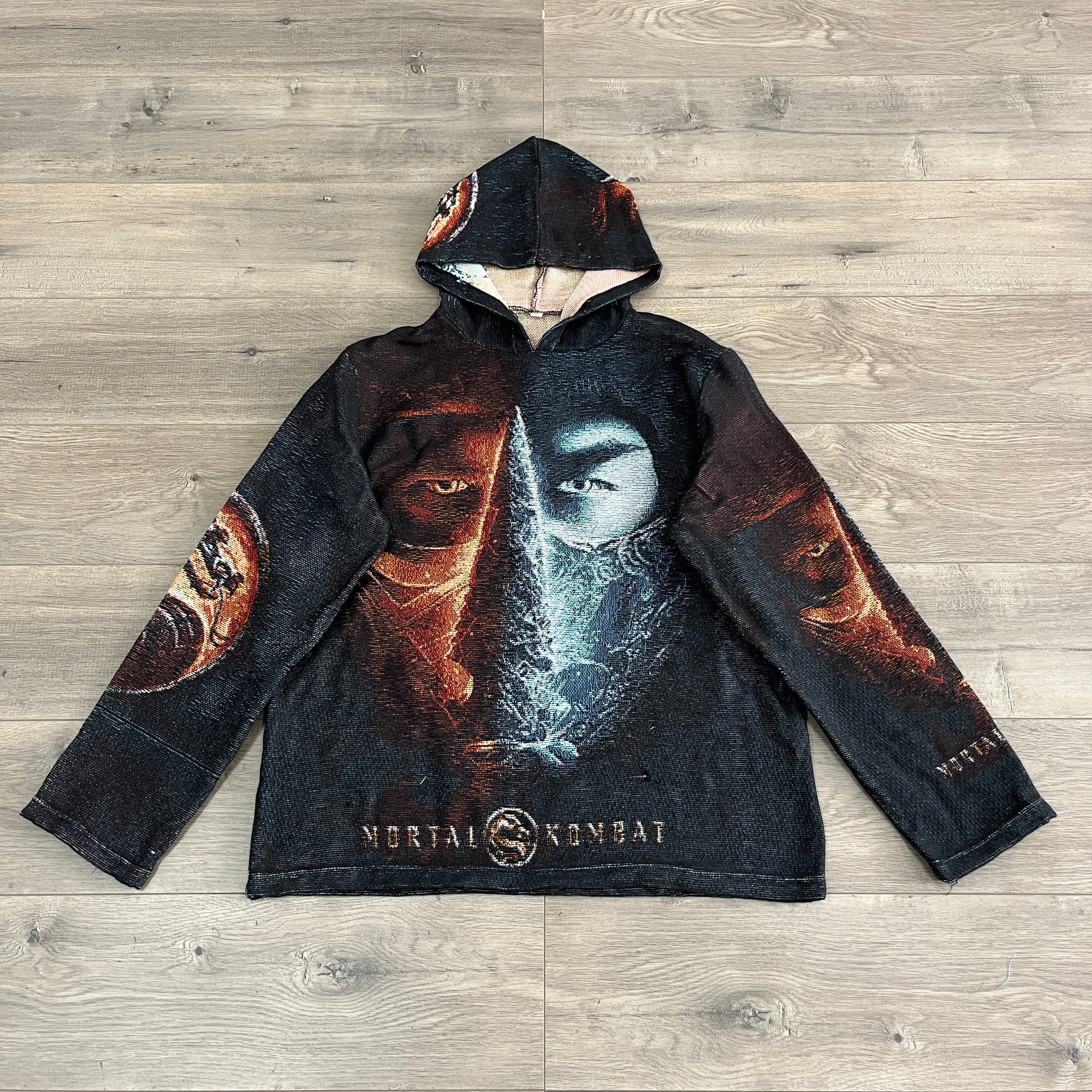 RDMCLOTHINGART tapestry hoodie MORTAL COMBAT TAPESTRY HOODIE