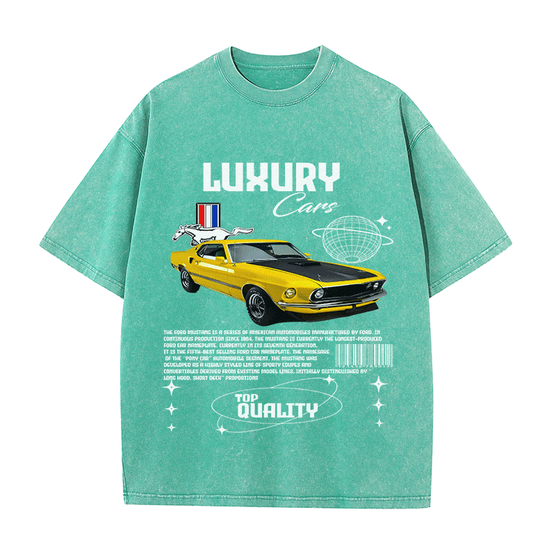 RDMCLOTHINGART tapestry hoodie MUSTANG HEAVY WEIGHT COTTON TEE-9109