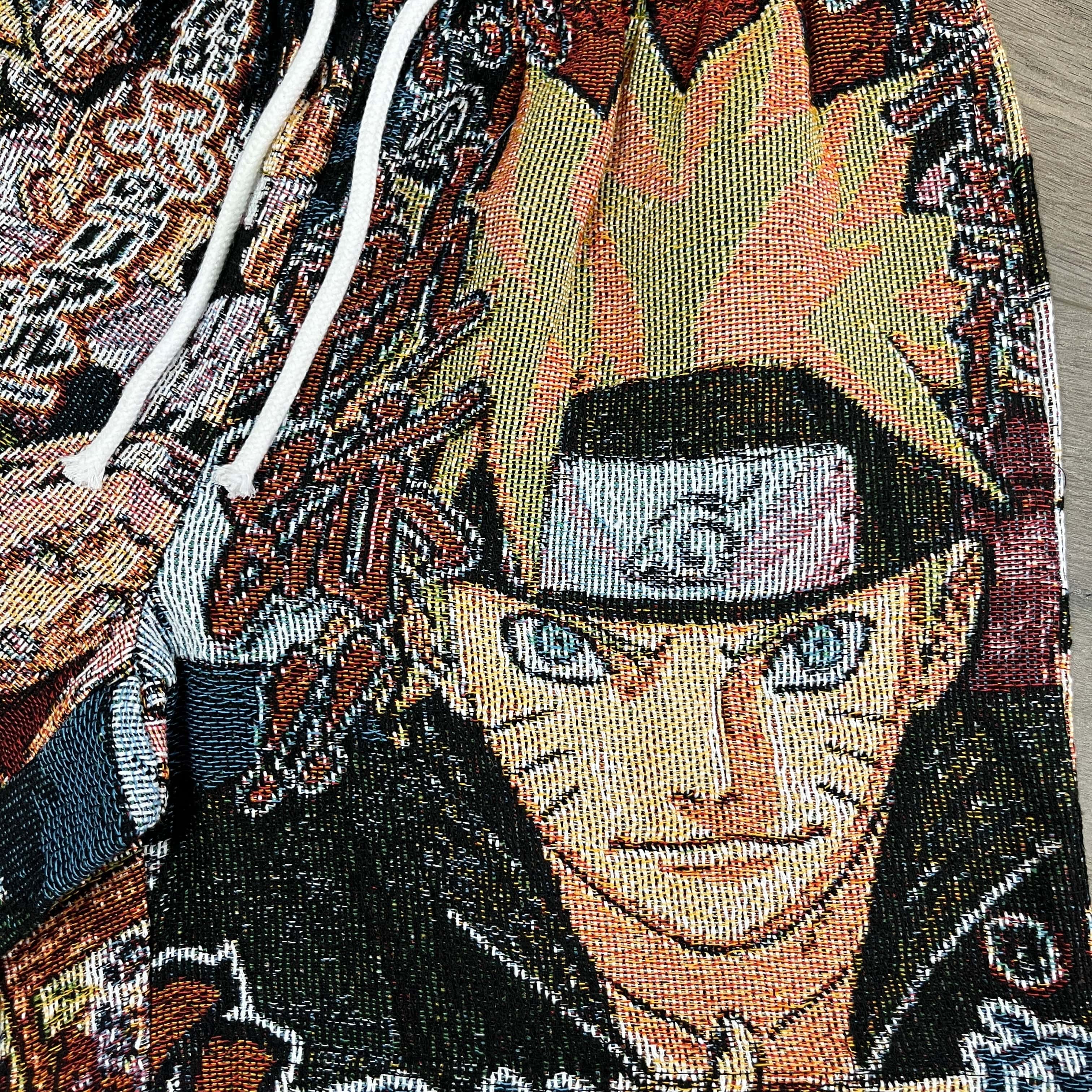 N TAPESTRY SHORTS - RDMCLOTHINGART