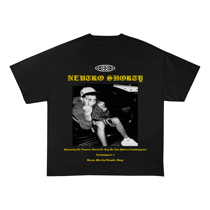 RDMCLOTHINGART tapestry hoodie NEUTRO SHORTY HEAVY WEIGHT COTTON TEE-8942