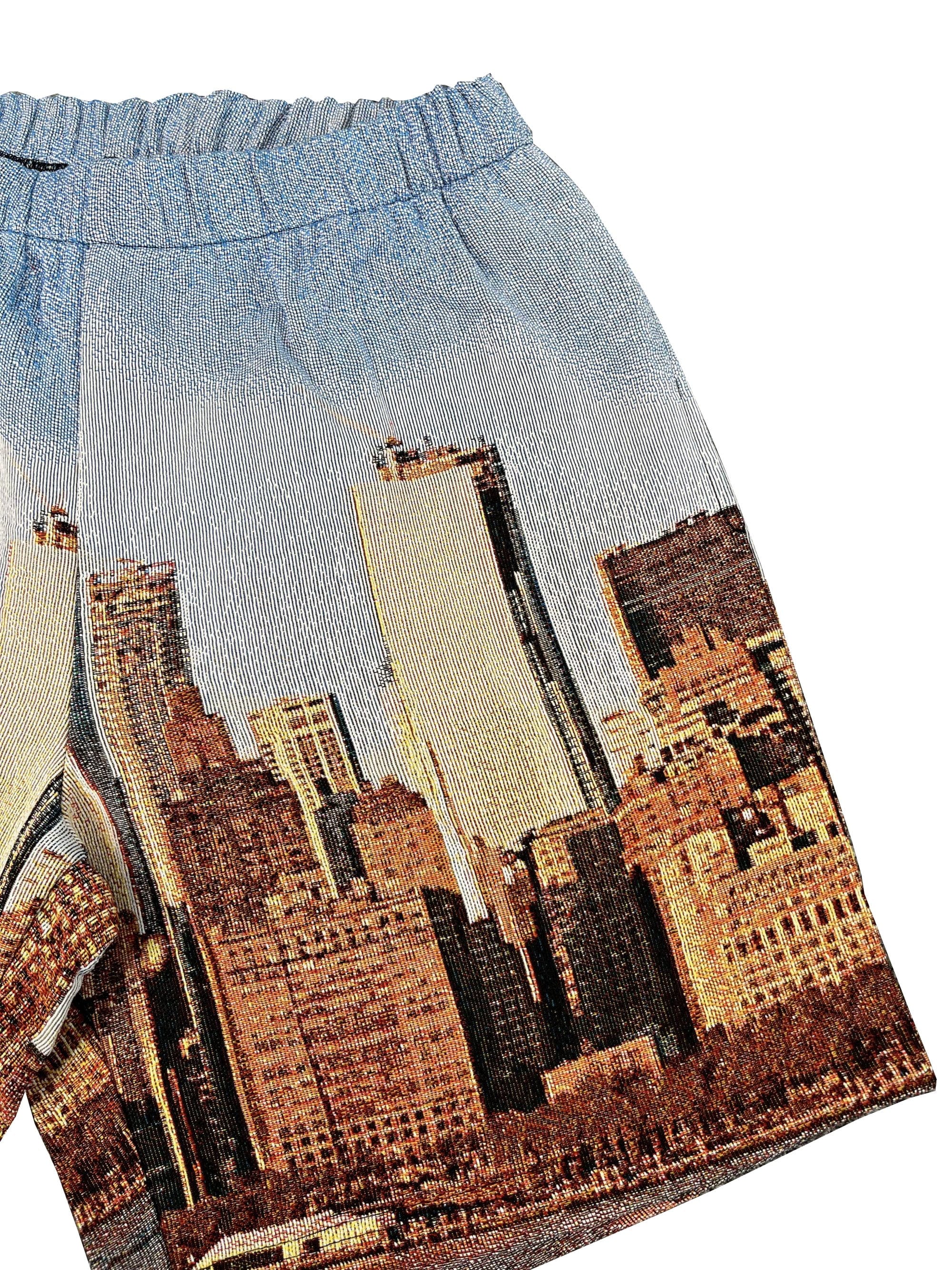 NEW YORK TAPESTRY SHORTS - RDMCLOTHINGART