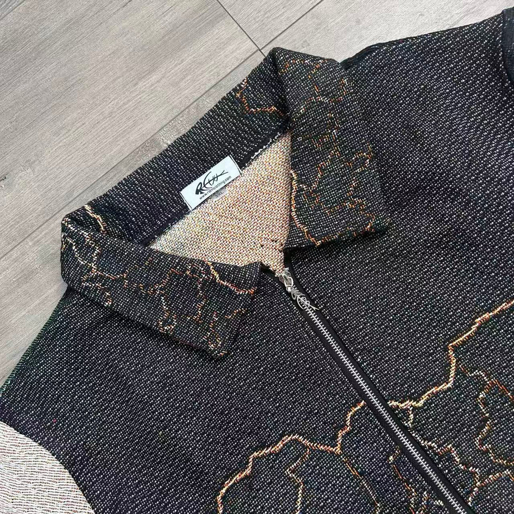 RDMCLOTHINGART tapestry hoodie NIGERIA TAPESTRY TEE