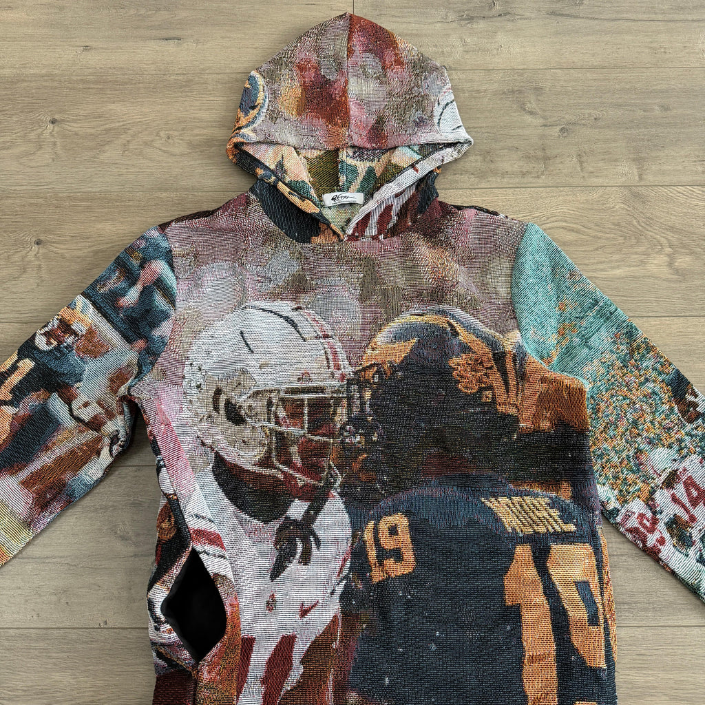 RDMCLOTHINGART tapestry hoodie OHIO VS MICHIGAN TAPESTRY HOODIE