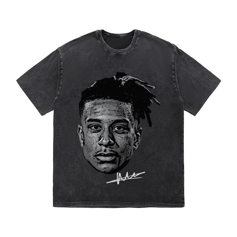 RDMCLOTHINGART tapestry hoodie OLISE HEAVY COTTON TEES-9613