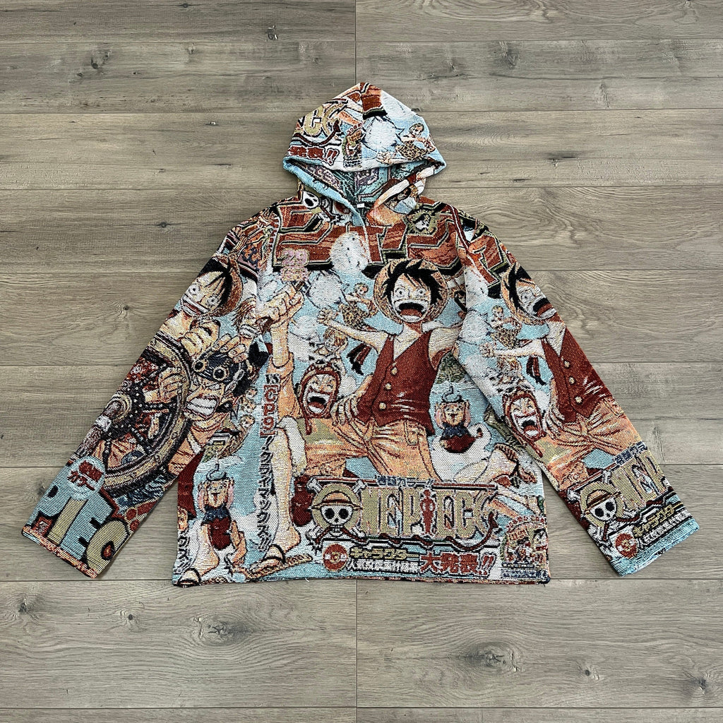 RDMCLOTHINGART tapestry hoodie ONE PIECE V2 TAPESTRY HOODIE