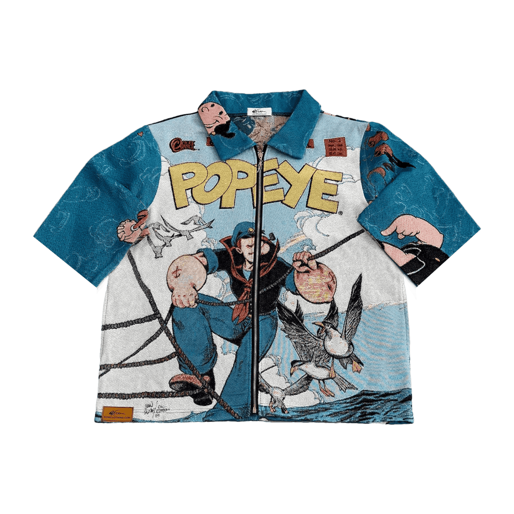 RDMCLOTHINGART tapestry hoodie POPEYE TAPESTRY TEE-6805