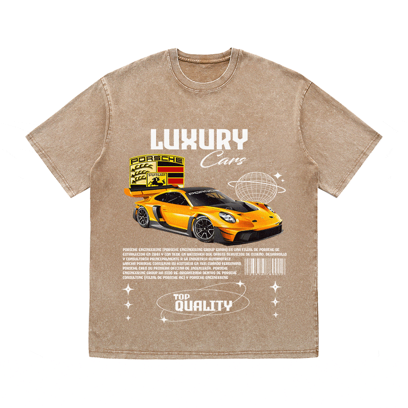 RDMCLOTHINGART tapestry hoodie PORSHE HEAVY WEIGHT COTTON TEE-9110