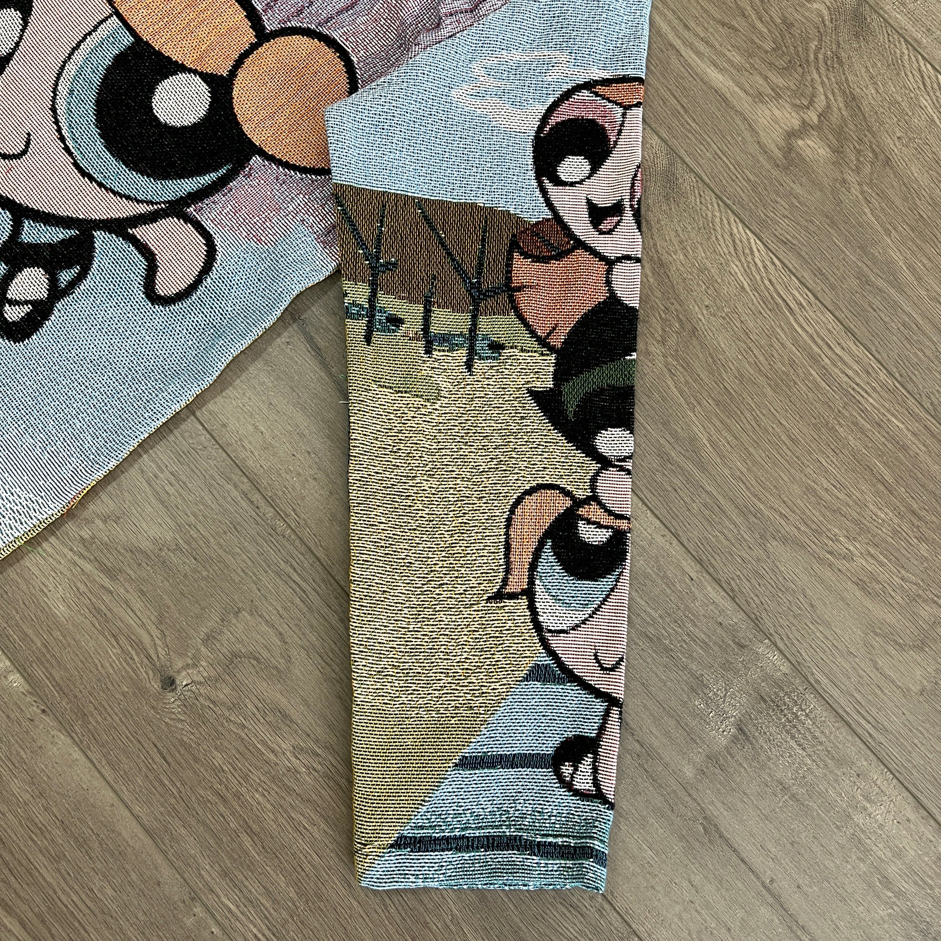 RDMCLOTHINGART tapestry hoodie POWERPUFF GIRLS TAPESTRY HOODIE